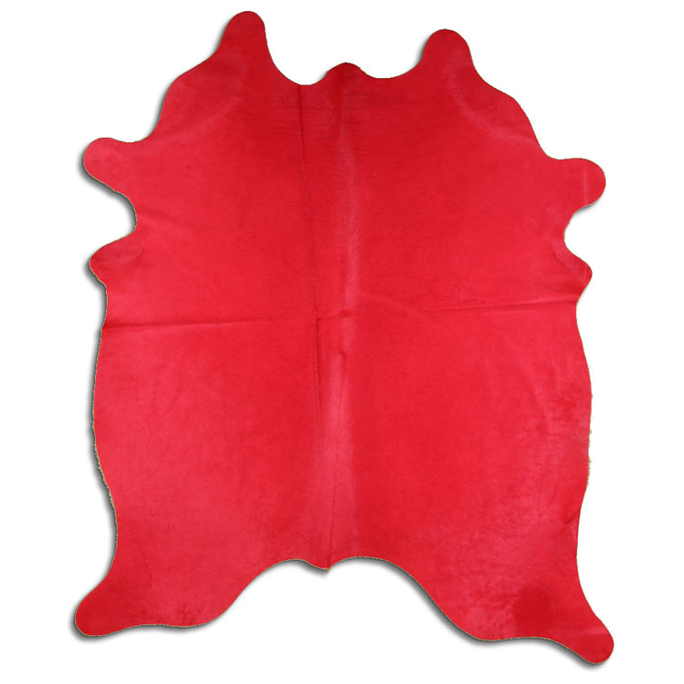 17 Stories Mihit Genuine Cowhide Rug Wayfair.co.uk